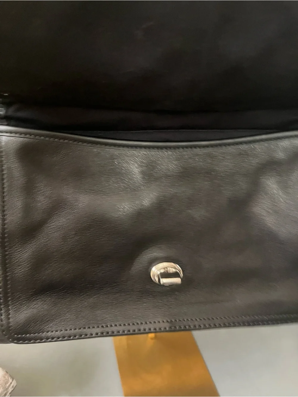 Coach Vintage Limited Edition Calf hair and black leather Satchel